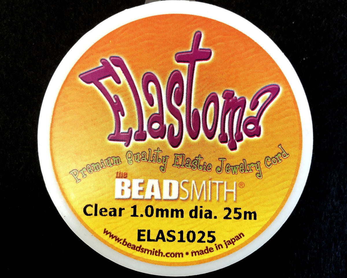 Elastoma premium elastic bead cord 1.0mm 25 meters spool - Oz Beads 