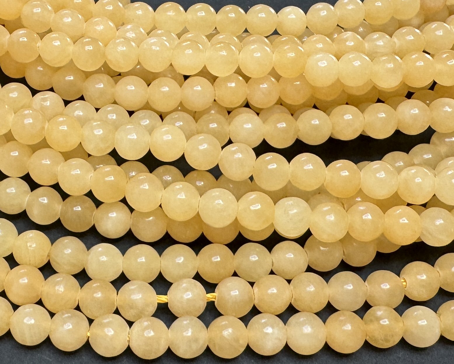 Collection of Jade and Calcite Beads