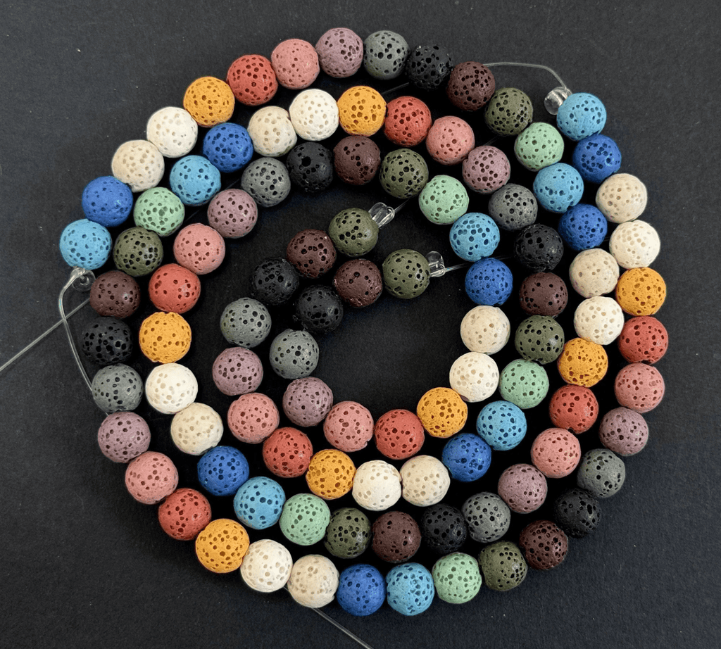 natural lava beads - Oz Beads
