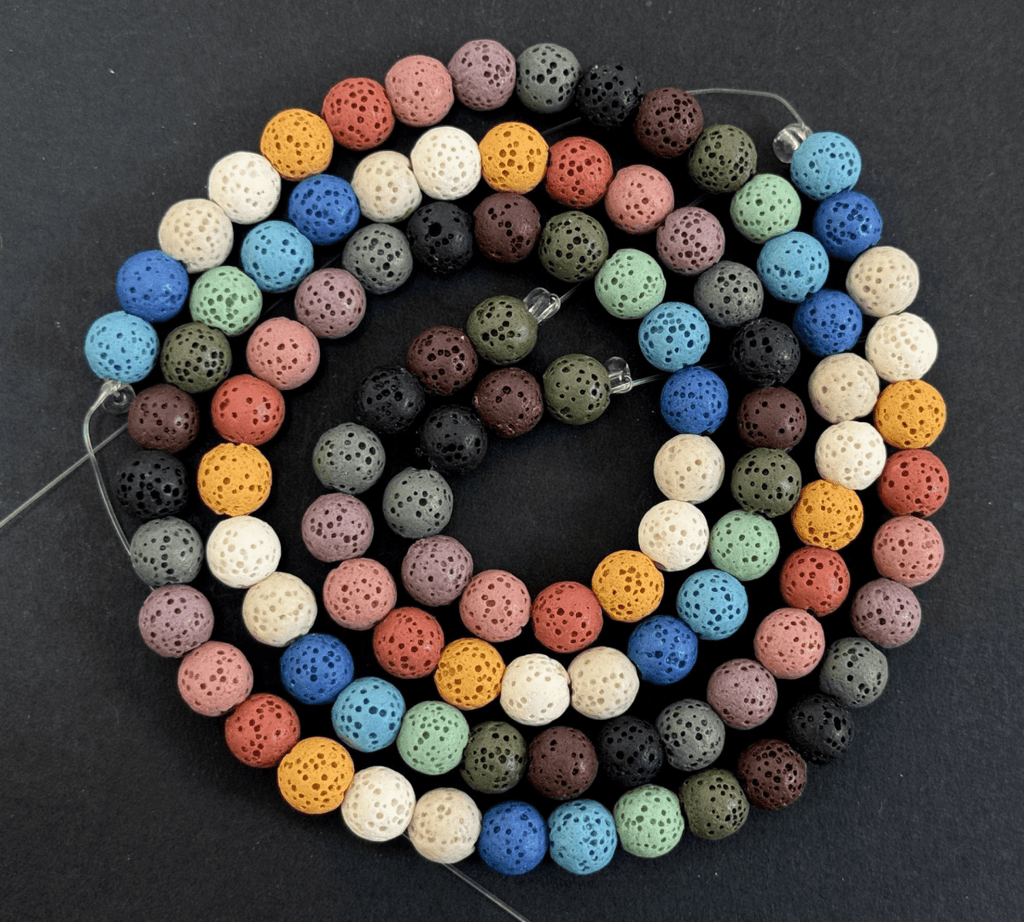 natural lava beads - Oz Beads