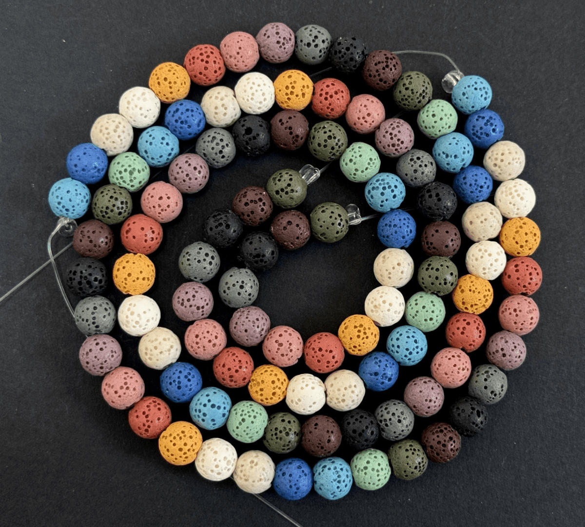 natural lava beads - Oz Beads