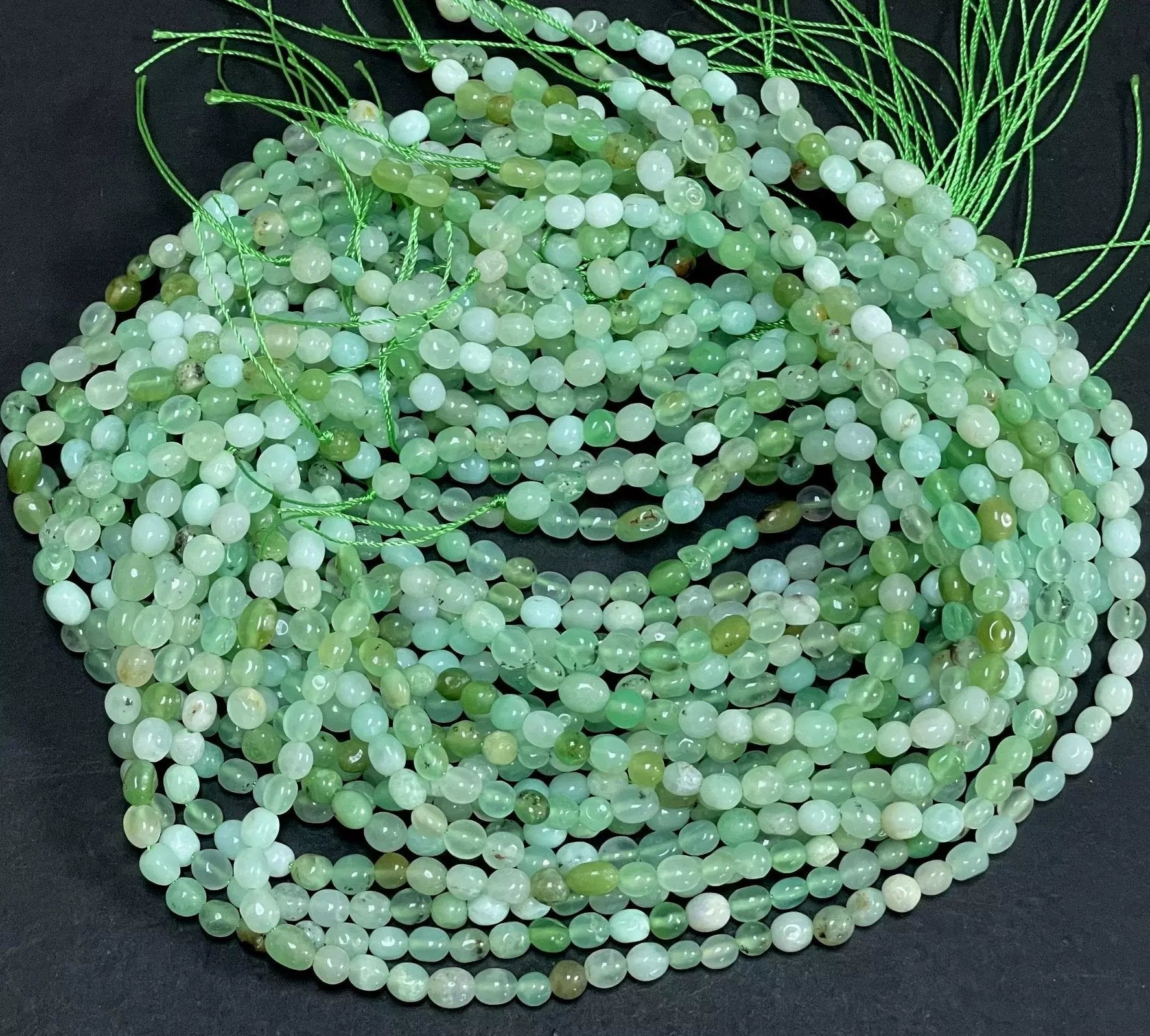 gemstone nuggets pebble beads - Oz Beads