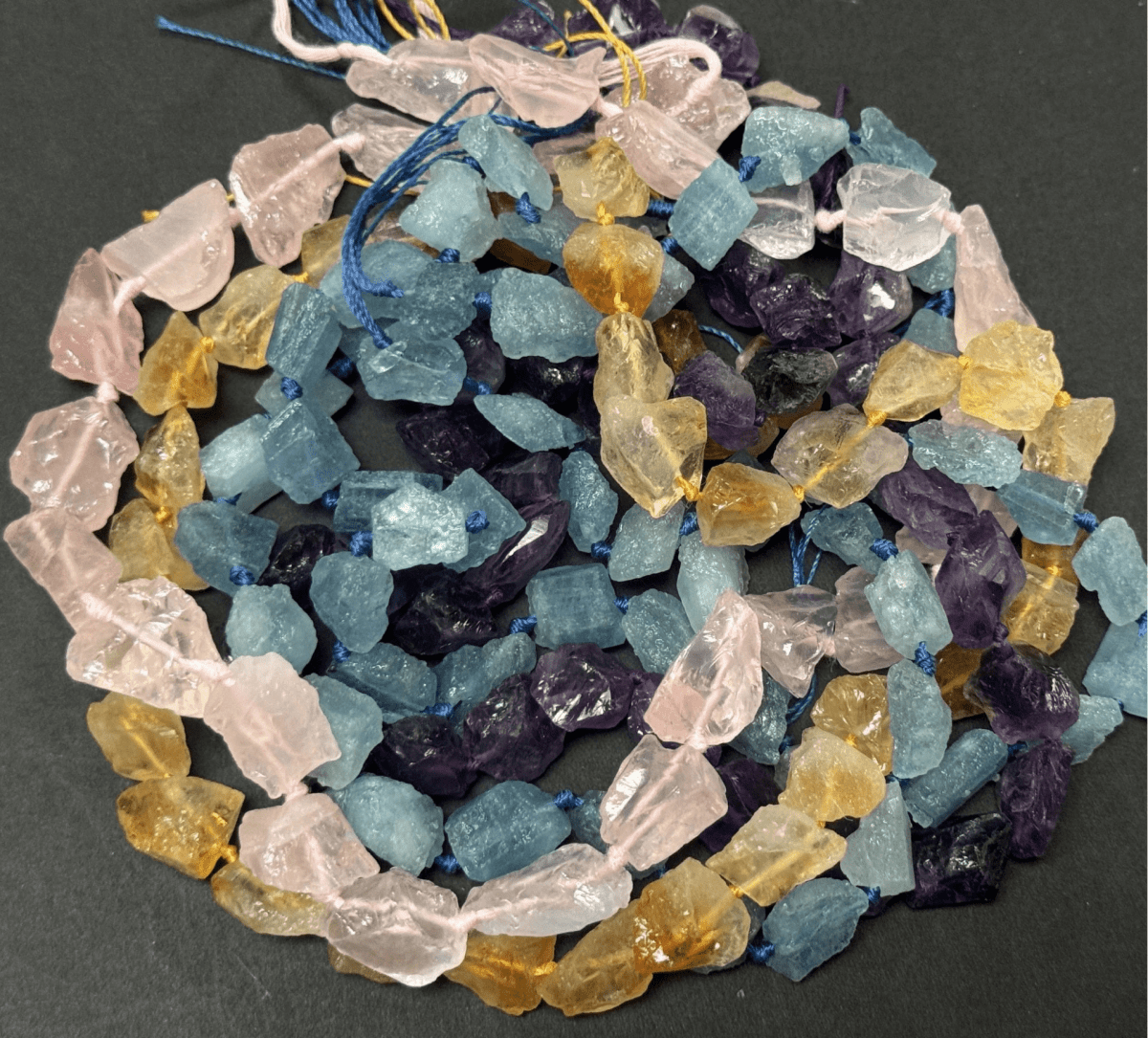 raw rough gemstone beads - Oz Beads
