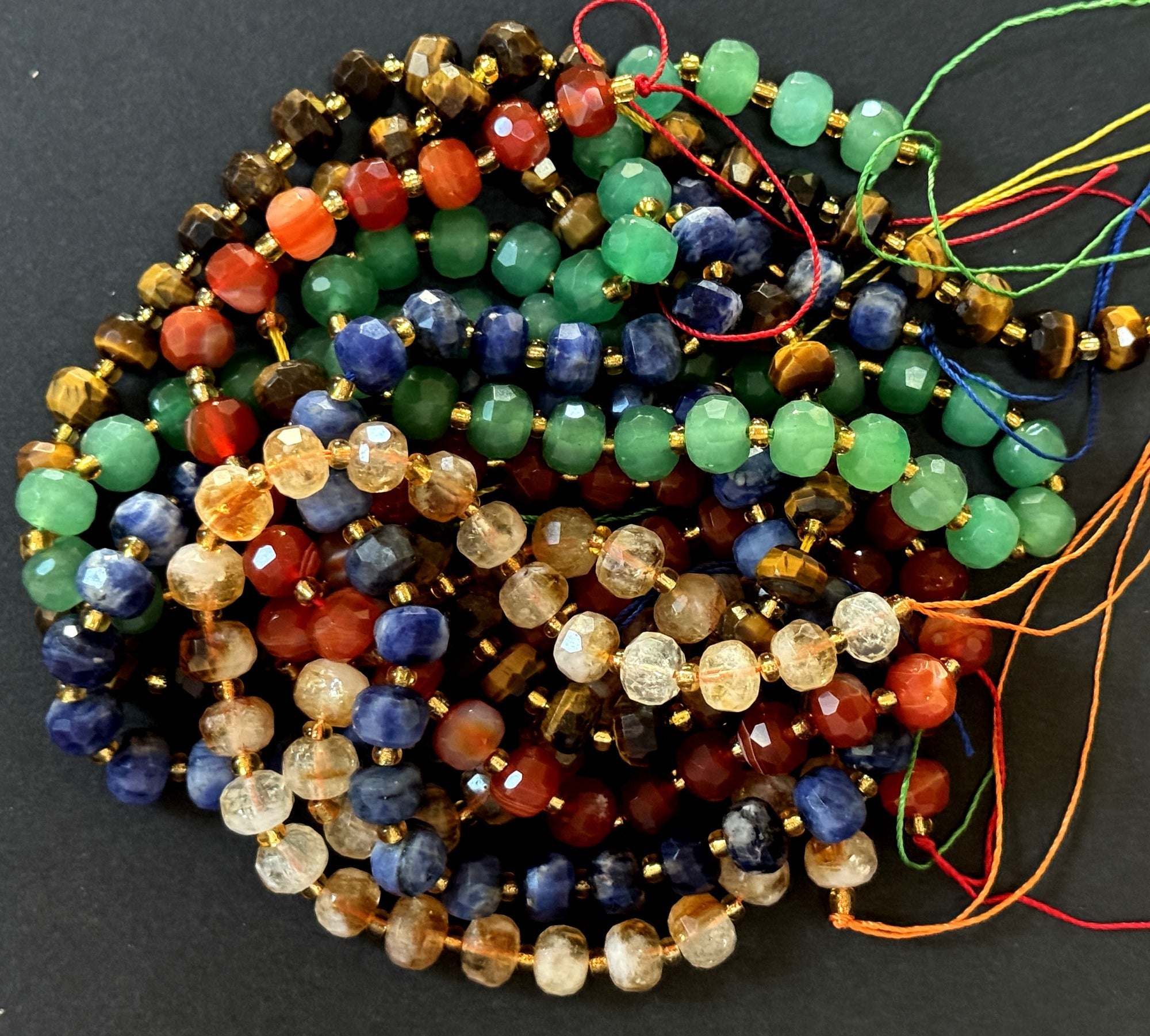 rondelle shaped beads - Oz Beads