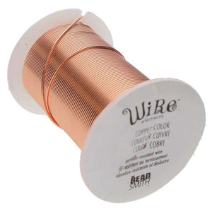 20ga Beadsmith Tarnish Resistant Copper Medium Hard Craft Wire - 15yd (13.7m) Spool - Oz Beads 