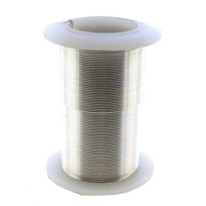 spool of silver craft wire