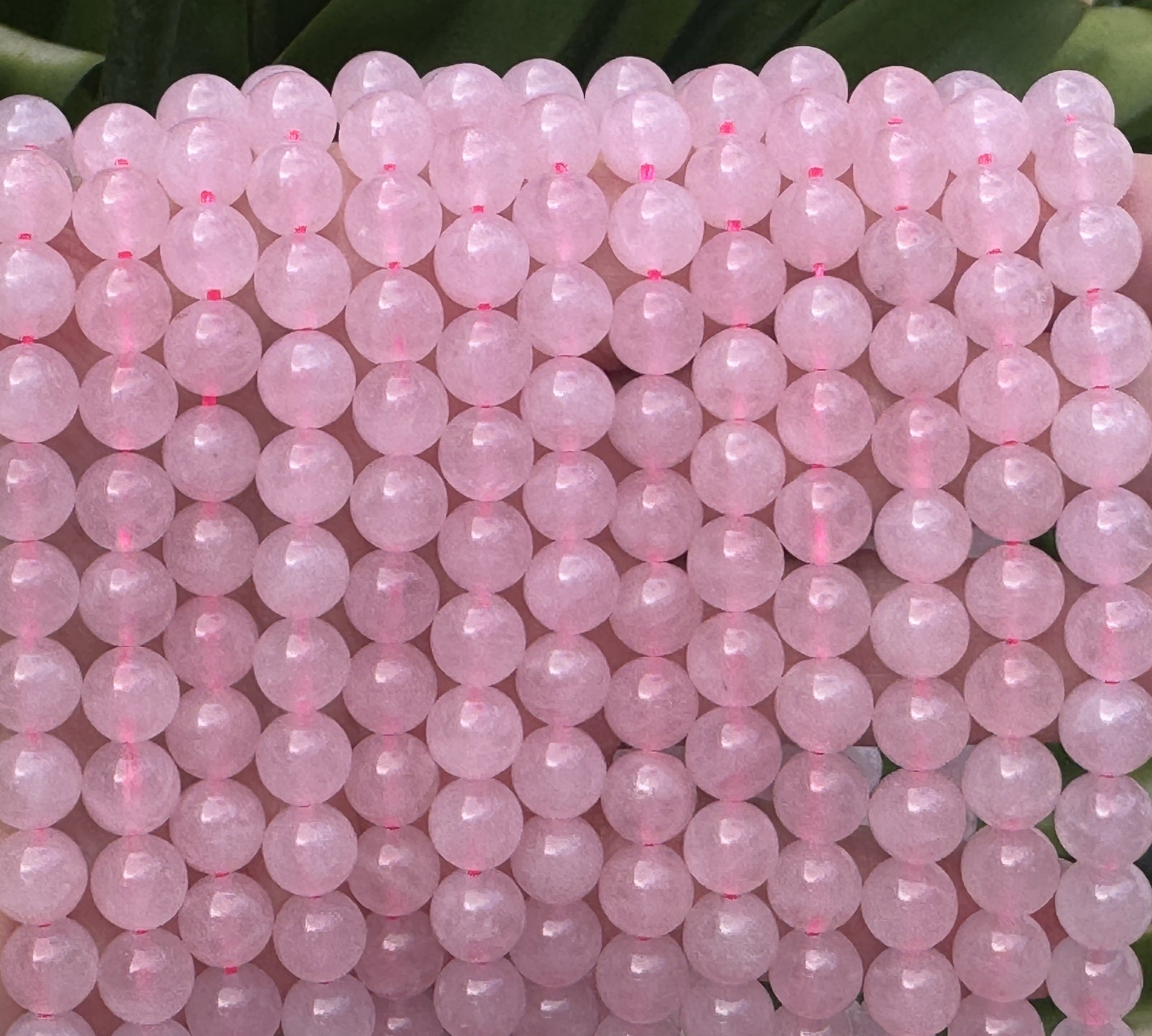 Rose Quartz 6mm round natural gemstone beads 15" strand