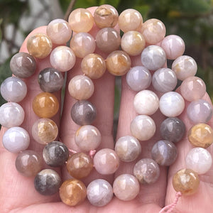 Australian Agate 8mm round natural gemstone beads 15.5" strand - Oz Beads 