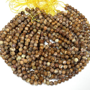 Australian Cat's Eye Opal 8mm round gemstone beads 15.5" strand - Oz Beads 