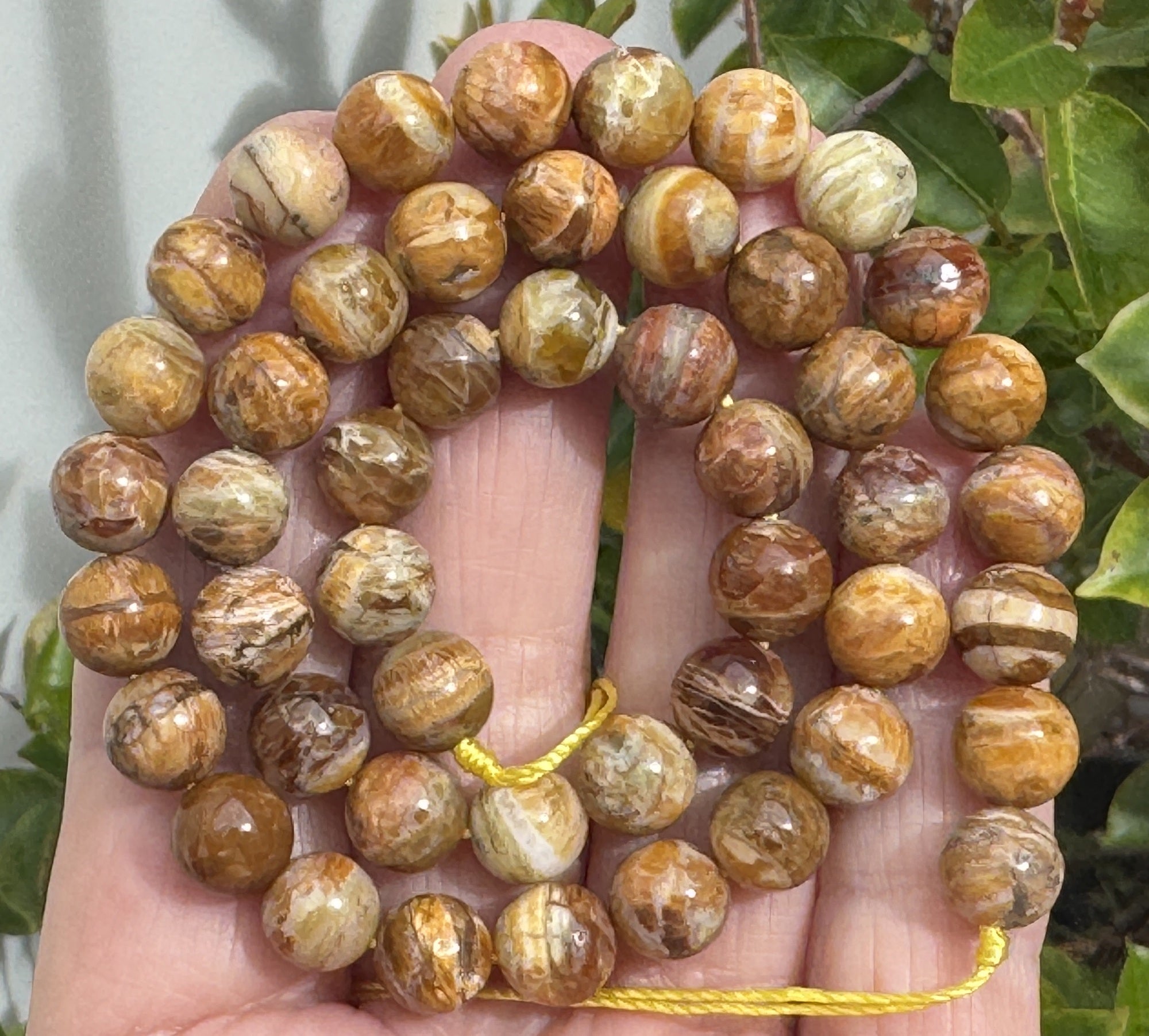Australian Cat's Eye Opal 8mm round gemstone beads 15.5" strand - Oz Beads 