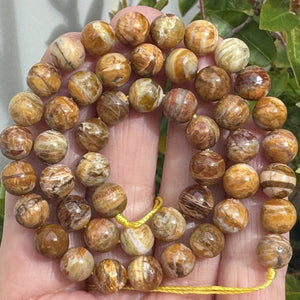 Australian Cat's Eye Opal 8mm round gemstone beads 15.5" strand - Oz Beads 