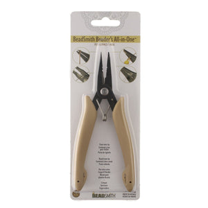 Beadsmith All-in-One Pliers - Round Nose, Chain Nose, Crimper, Cutter - Oz Beads