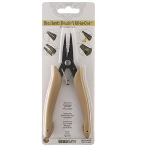 Beadsmith All-in-One Pliers - Round Nose, Chain Nose, Crimper, Cutter - Oz Beads