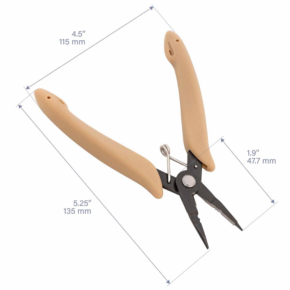 Beadsmith All-in-One Pliers - Round Nose, Chain Nose, Crimper, Cutter - Oz Beads