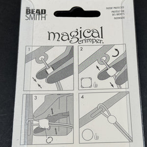 Beadsmith Magical Crimper Pliers, magical crimp forming tool - Oz Beads 