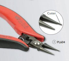 Beadsmith Milan Round Nose Pliers with cutter, Made in Italy - Oz Beads 