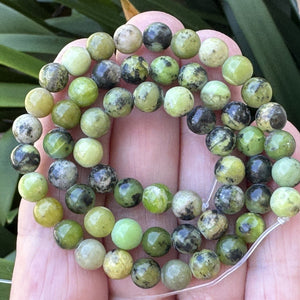 Chrysoprase 6mm round beads natural gemstone beads 14.5" strand - Oz Beads 