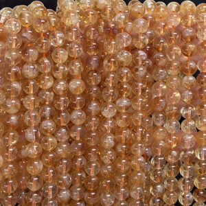 Citrine 8mm natural gemstone beads  Oz Beads
