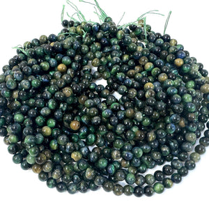 Multicolor Tiger Eye 8mm round gemstone beads 15.5" strand - Oz Beads 