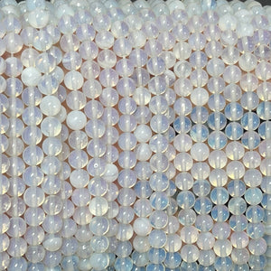 Opalite 6mm round beads 15" strand - Oz Beads 