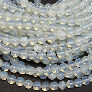 Opalite 6mm round beads 15" strand - Oz Beads 