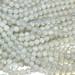 Opalite 8mm round beads 14.5" strand - Oz Beads 