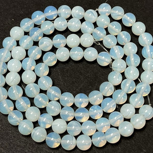 Opalite 8mm round beads 14.5" strand - Oz Beads 