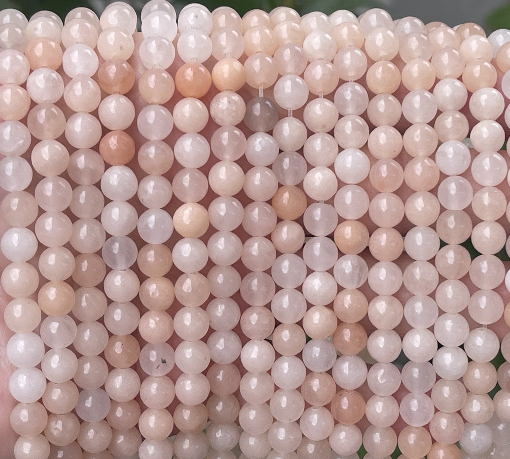 Pink Aventurine 6mm round natural gemstone beads 15" strand