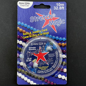 Stretch Magic beading stretch cord 0.6mm 10 meters spool - Oz Beads 