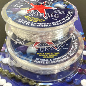 Stretch Magic beading stretch cord 0.6mm 10 meters spool - Oz Beads 