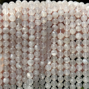 Rainbow Moonstone 6mm round natural gemstone beads 15.5" strand - Oz Beads 