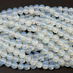 Opalite 8mm round beads 14.5" strand - Oz Beads 