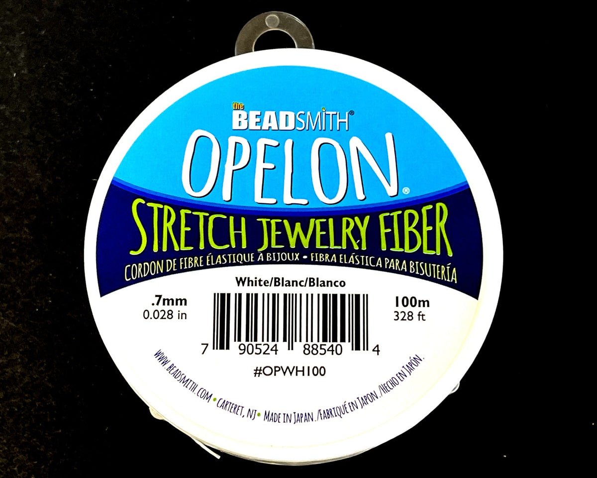 Opelon stretch elastic jewelry cord, 100 meter, 0.7mm - Oz Beads 