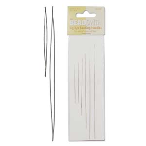 Beadsmith Big Eye Beading Needles Six Pack of Assorted Sizes