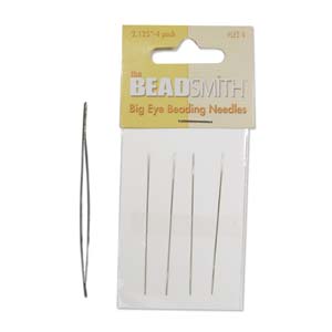 Beadsmith Big Eye Beading Needles - Four Pack size 2.125 inch