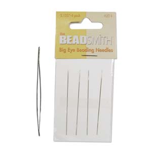 Beadsmith Big Eye Beading Needles - Four Pack size 2.125 inch - Oz Beads 