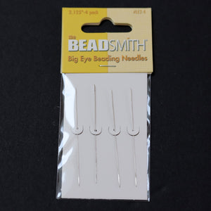 Beadsmith Big Eye Beading Needles - Four Pack size 2.125 inch - Oz Beads 