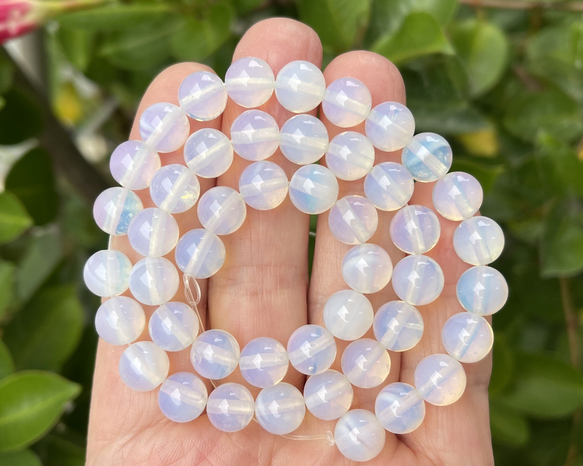 Opalite 8mm round beads 14.5" strand - Oz Beads 